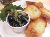 立石　居酒屋　鳥ひで　ブルスケッタ