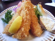 高砂　洋食　レストランデキムラ　エビフライ