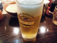 水天宮前　ラーメン　しばらく　ビール