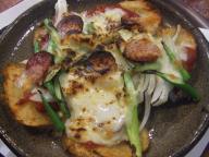 曳舟　居酒屋　三祐酒場　八広店　じゃが芋ピザ