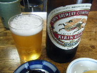 千住大橋　しいはし食堂　ビール