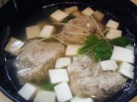 立石　居酒屋　鳥ひで　鰯のつみれ汁