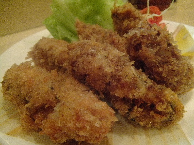 立石　鳥ひで　牡蠣フライ