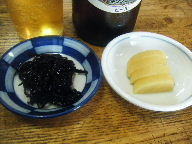 千住大橋　しいはし食堂　漬物