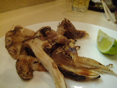 立石　鳥ひで　マツタケ