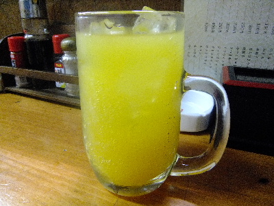 高砂　福一　オレンジハイボール