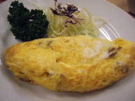 北千住　居酒屋　大はし　オムレツ