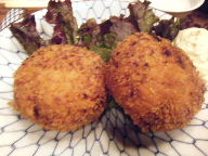 恵比寿　居酒屋　さいき　カニコロッケ