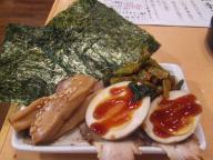 青砥　源蔵ラーメン　おつまみ全部のせ