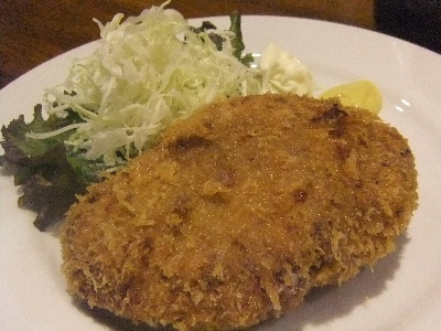 青砥　居酒屋　凡蔵　メンチカツ