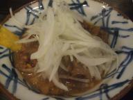 京成小岩　居酒屋　三平　牛スジ煮混み