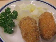 北千住　居酒屋　大はし　カニコロッケ