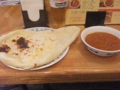 浅草　カレー　夢屋　マトンマサラとナン