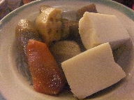 築地　米花　高野豆腐・ごぼうなど野菜の煮物