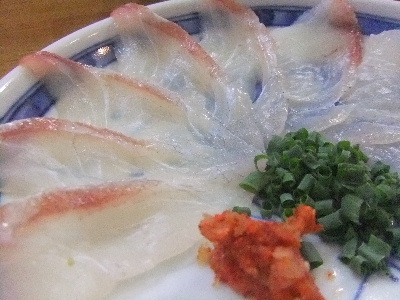 立石　居酒屋　さくらい　黒鯛