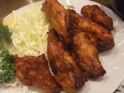 曳舟　居酒屋　三祐酒場　鶏からあげ