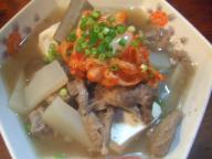 仙台　居酒屋　やくみ家　牛すじ豆腐チゲ