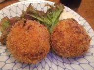 恵比寿　居酒屋　さいき　カニコロッケ