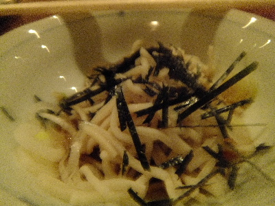 石の華　年越し蕎麦