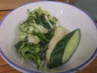 築地　八千代　おしんこ