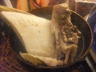 築地　米花　鰤の汁物