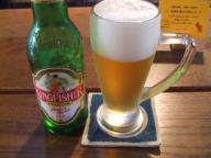 京都　ラトナカフェ　キングフィッシャー　ビール