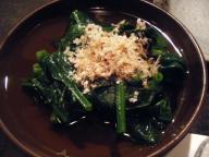 仙台　居酒屋　てなんご　ほうれん草