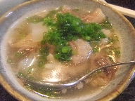 立石　居酒屋　二毛作　牛しじ煮込み