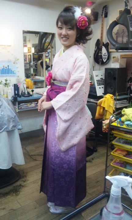 卒業式袴スタイル２