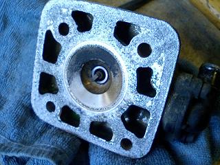 ヘッド側は思ったよりキレイ