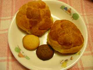 シュークリーム・クッキーの完成♪