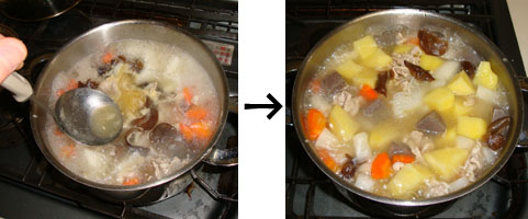 201217野菜たっぷり豚汁05