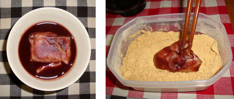 210104きのこ汁とお餅01