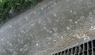 ゲリラ豪雨の瞬間あった日。