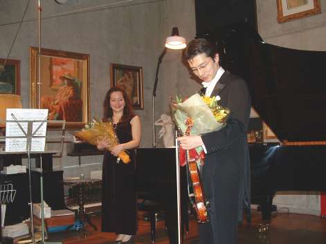 バイオリンとピアノデュオ