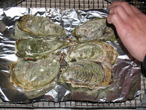 焼き牡蠣