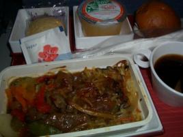 in-flight meal0