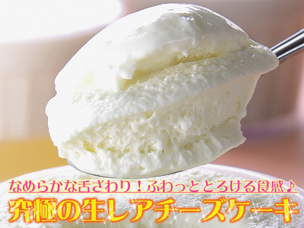 究極の生レアチーズケーキ