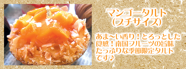 マンゴータルト（プチサイズ）～厳選スイーツ～