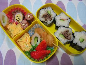 小学校遠足弁当♪