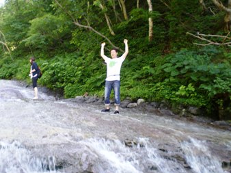 カムイワッカ湯の滝