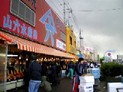 寺泊-市場通り