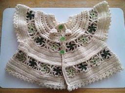 丸ヨークのカーデ　前