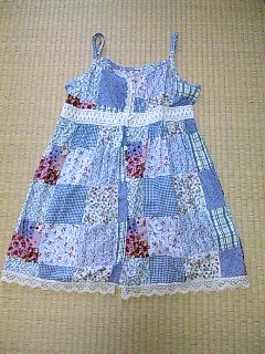 パッチワーク風キャミチュニック