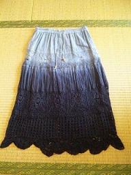 グラデーションスカート