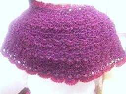 ミニケープ着画後ろ