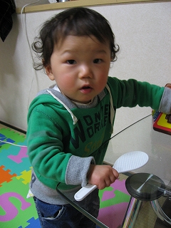 しゃもじ男登場！