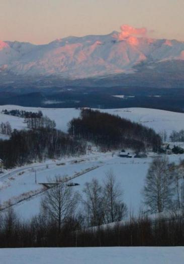 大雪・夕暮れ