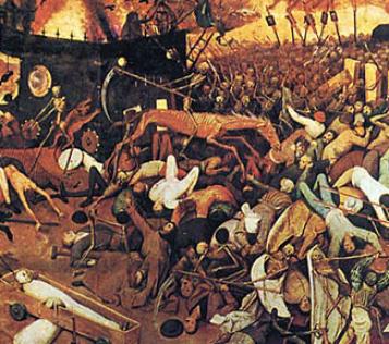 ブリューゲル死の勝利　部分