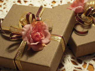 チョコレートギフトのラッピング